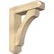 Ekena Millwork Legacy Craftsman Rough Sawn Bracket w/ Offset Brace, Douglas Fir, 6"W x 22"D x 26"H BKT0604X22X26LEC04RDF - alternate 1